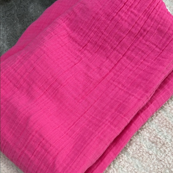 NWT Old Navy Pink Cotton Babydoll Tank Dress Size 2X Swim Coverup Resort - Picture 9 of 9